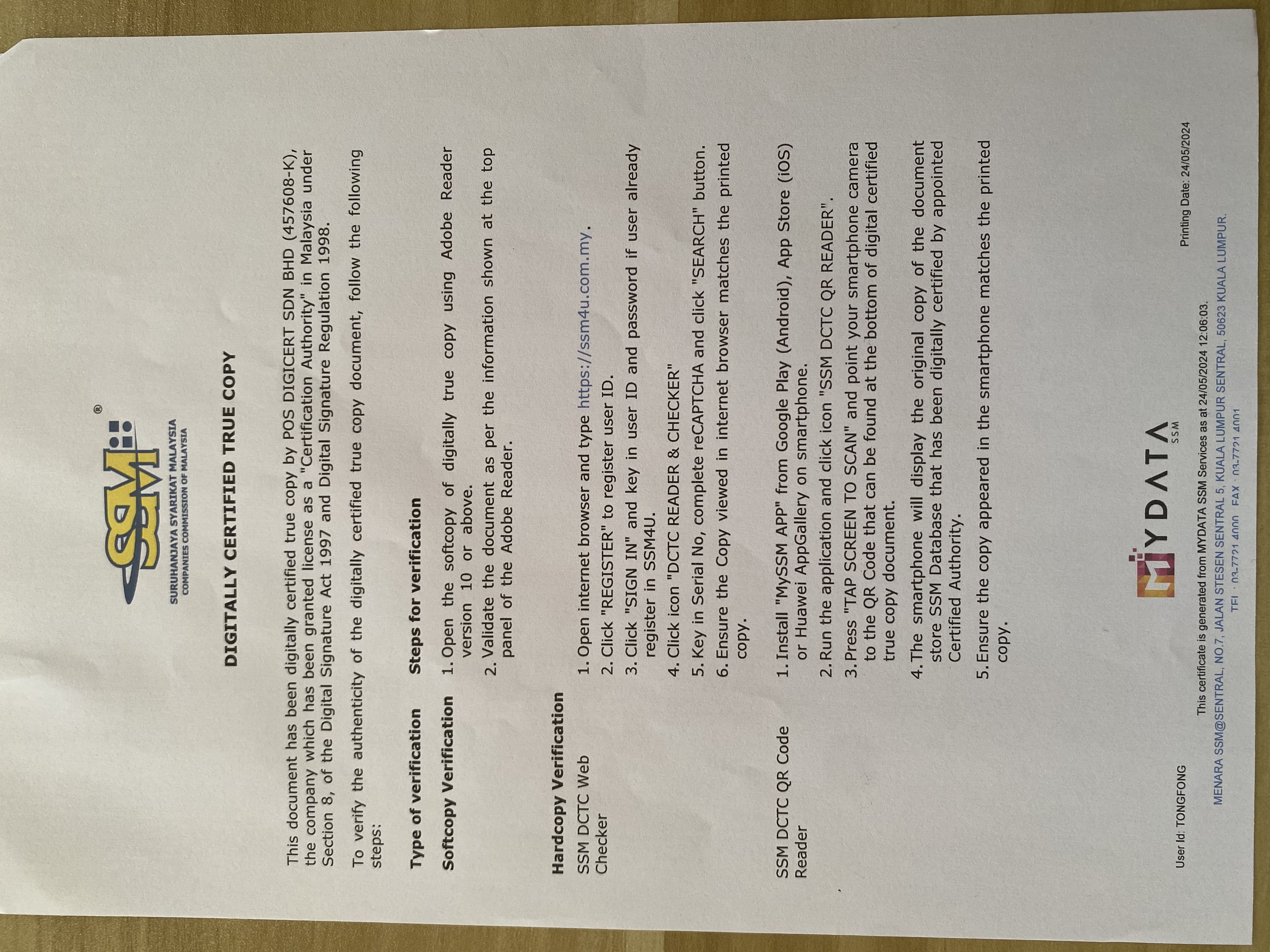 Malaysian Companies Commission 2